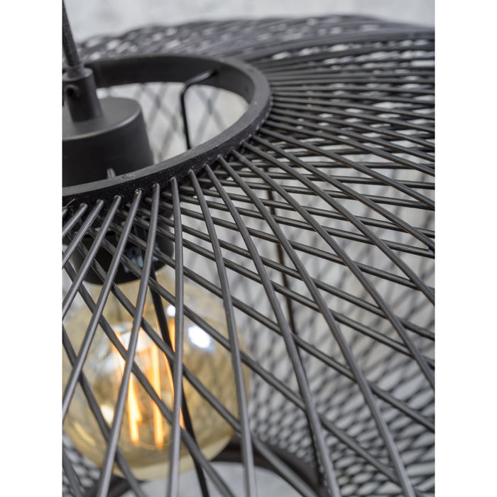 GOOD&MOJO Vloerlamp Cango - Bamboe|Zwart- 80x60x176cm