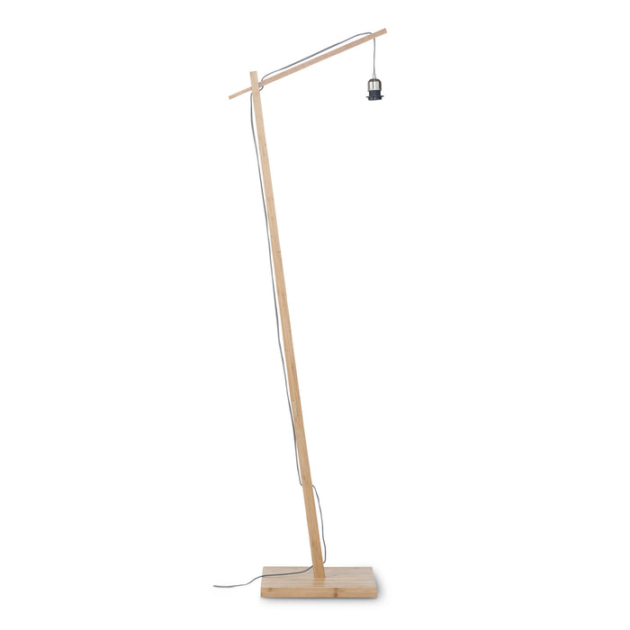 GOOD&MOJO Vloerlamp Cango - Bamboe|Zwart- 80x60x176cm
