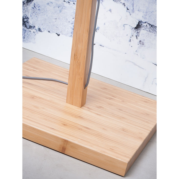 GOOD&MOJO Vloerlamp Cango - Bamboe|Zwart- 80x60x176cm