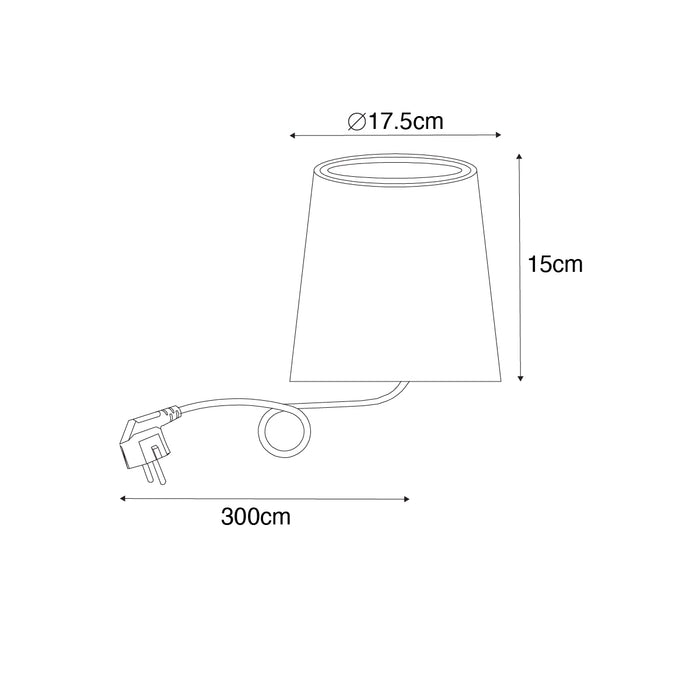 QAZQA Moderne tuinspot zwart rond IP65 AR111 - Lennard