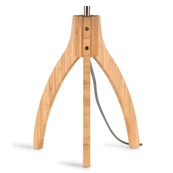 GOOD&MOJO Tafellamp Iguazu - Jute|Bamboe - Ø30x41cm