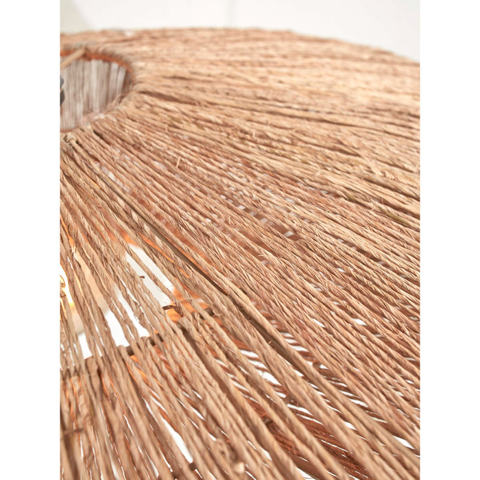 GOOD&MOJO Vloerlamp Iguazu - Bamboe Wit|Jute - 78x55x176cm