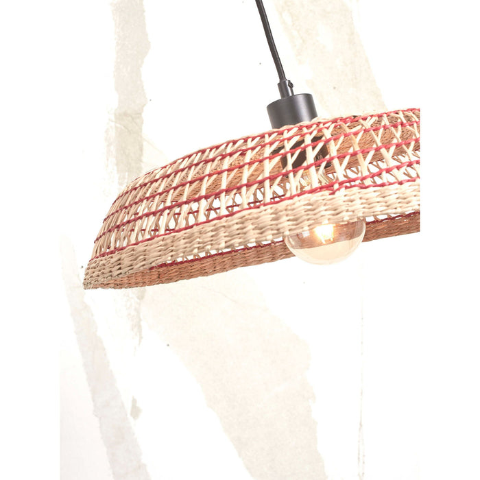 GOOD&MOJO Hanglamp Pantanal - Zeegras|Rood - Ø45cm
