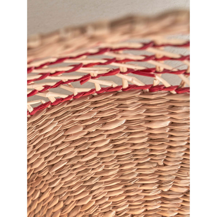 GOOD&MOJO Hanglamp Pantanal - Zeegras|Rood - Ø45cm