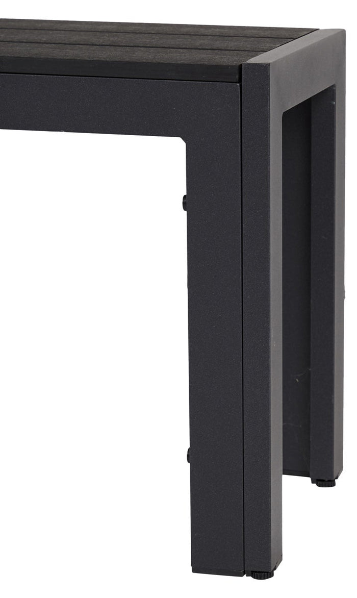 Lisomme Dylan tuinbank zwart - 132 x 30 cm