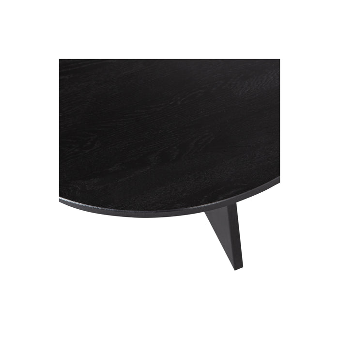 WOOOD Fries Salontafel - Eiken - Blacknight - 36x90x90