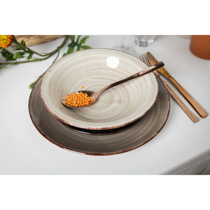 Studio Tavola Diepe Borden Vintage Loft ø 21 cm - 6 Stuks