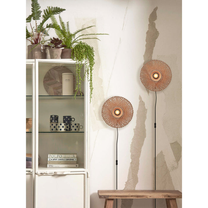 GOOD&MOJO Kalimantan Wandlamp Rond - Ø30cm - Bamboe