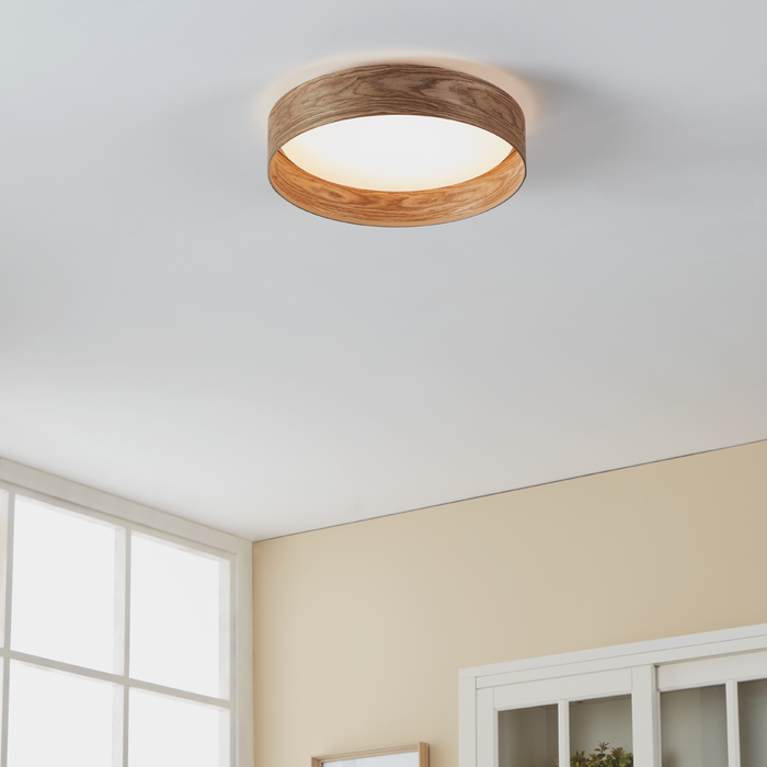 EGLO Luppineria Plafondlamp - LED - Ø 38 cm - Bruin