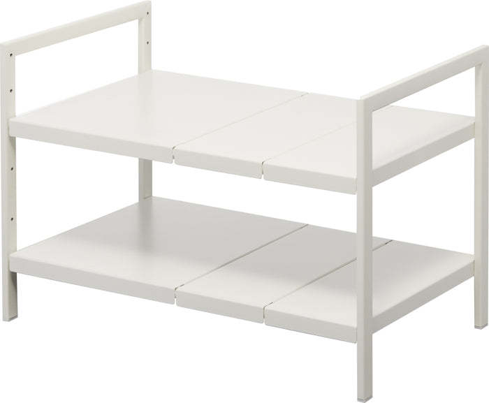 Yamazaki Keukenkast Organizer Uitschuifbaar - 2 niveaus - Tower - Wit