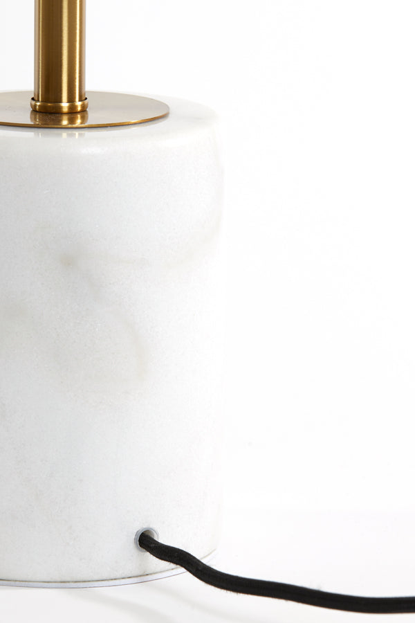 Light & Living - Tafellamp MEDINA - Ø25x47cm - Wit