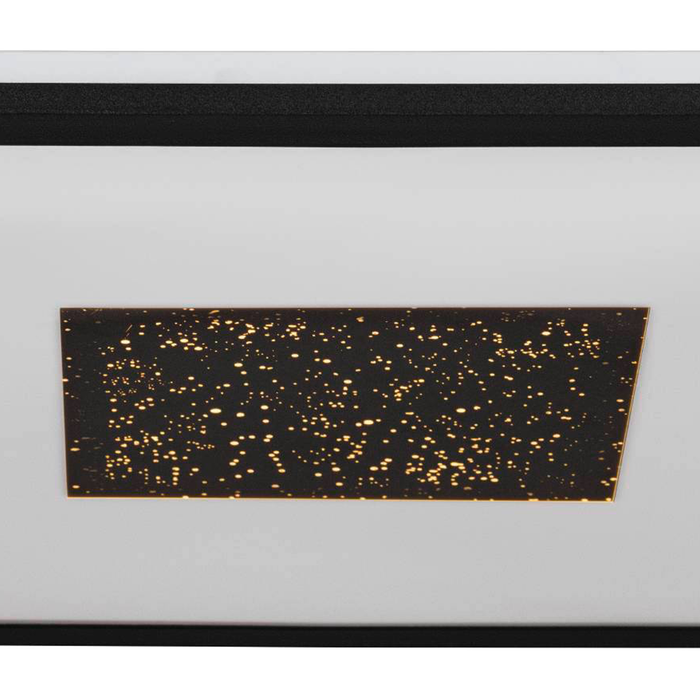 EGLO Marmorata Plafondlamp - LED - 44,5 cm - Zwart|Wit