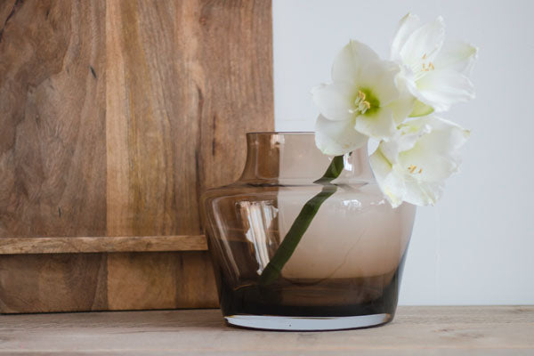 Vase The World - Coral taupe Ø22,5 x H22 cm