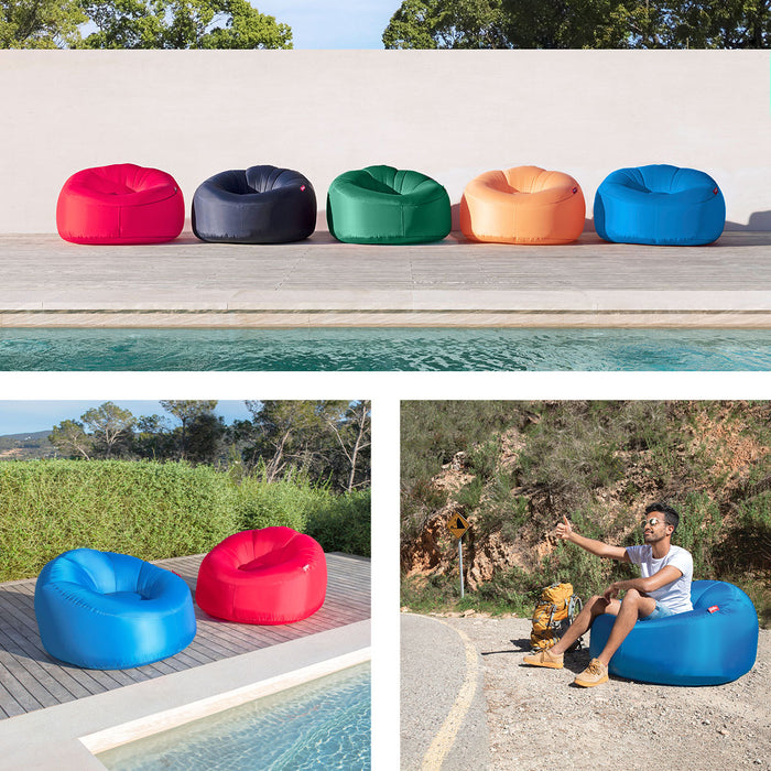 Fatboy Air lounger - Luchtzak - Oplaasbare Zitzak Lamzac O - Blauw