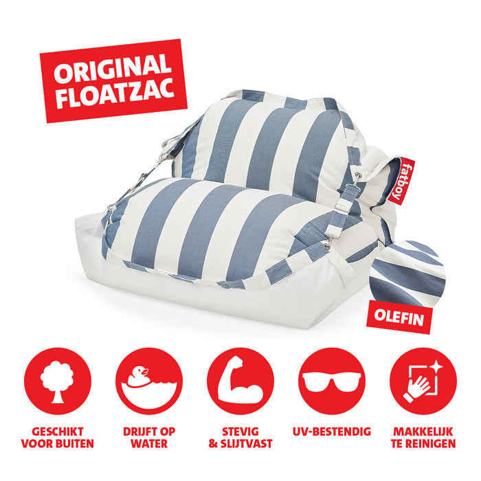 Fatboy Floatzac Drijvende Water Zitzak - 180h x 134b cm - Blauw