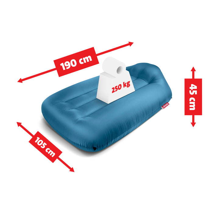 Fatboy Air lounger - Luchtzak - Oplaasbare Zitzak Lamzac L - Blauw