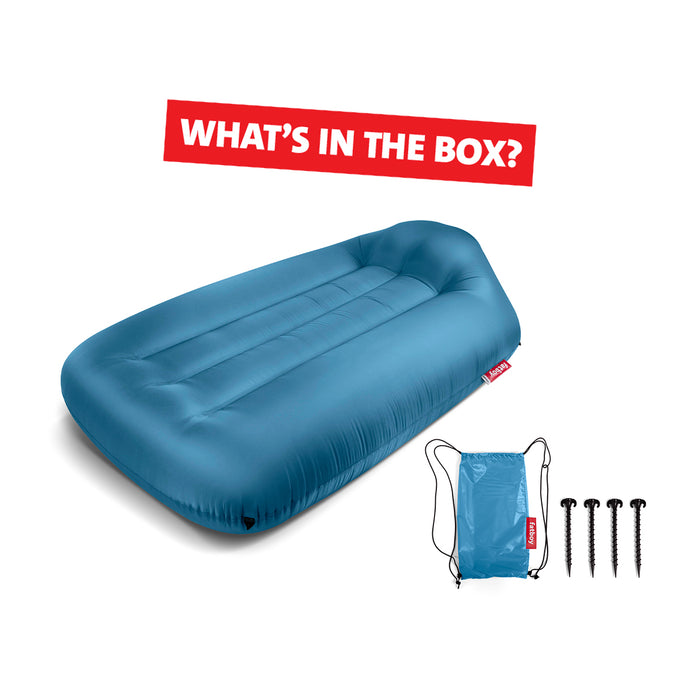 Fatboy Air lounger - Luchtzak - Oplaasbare Zitzak Lamzac L - Blauw