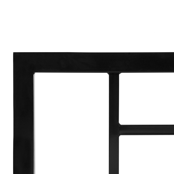 Beliani - CUSSET - Tweepersoonsbed - Zwart - 140 x 200 cm - Metaal