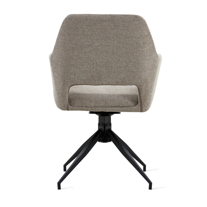 by fonQ Twist Eetkamerstoel - Linnen - Taupe