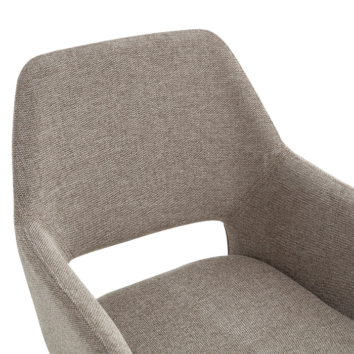 by fonQ Twist Eetkamerstoel - Linnen - Taupe