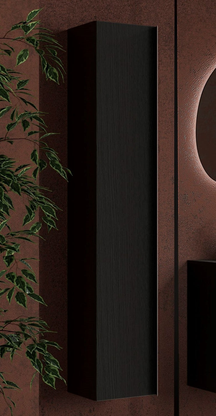 Benvenuto Design Steel Badkamer Wandkast Hoog Zwart