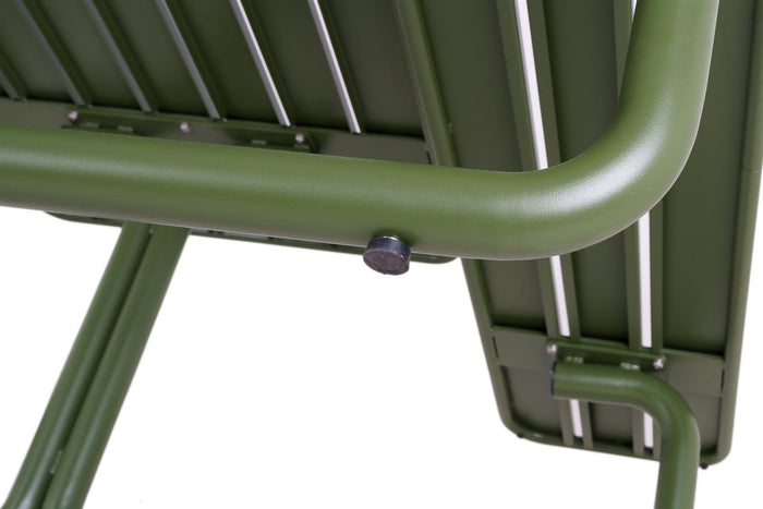 Metalen picknicktafel Max olijfgroen