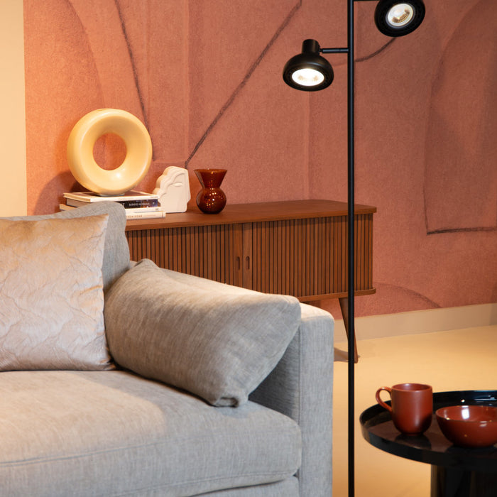 Lucide SENSAS Vloerlamp - Zwart