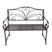 Clayre & Eef Tuinbank 117x50x98 cm Bruin Metaal
