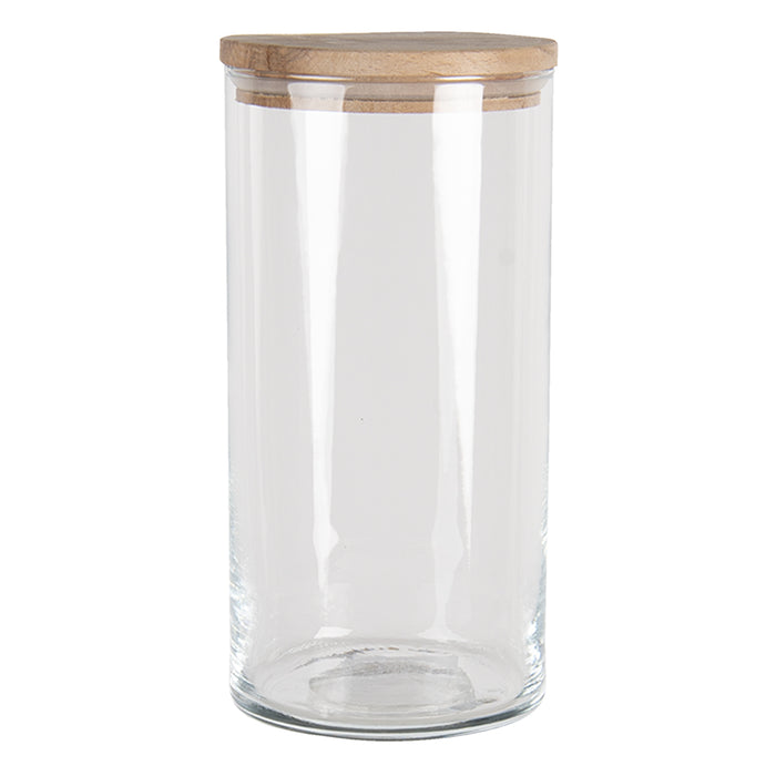 Clayre & Eef Voorraadpot 1250 ml Glas Voorraadbus
