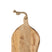 J-Line snijplank Organic Ovaal - hout - naturel - small