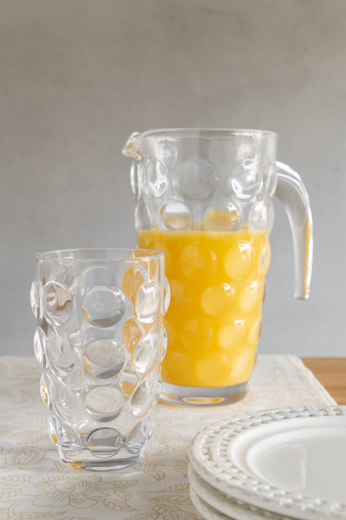 J-Line karaf Bubble karaf - glas - transparant