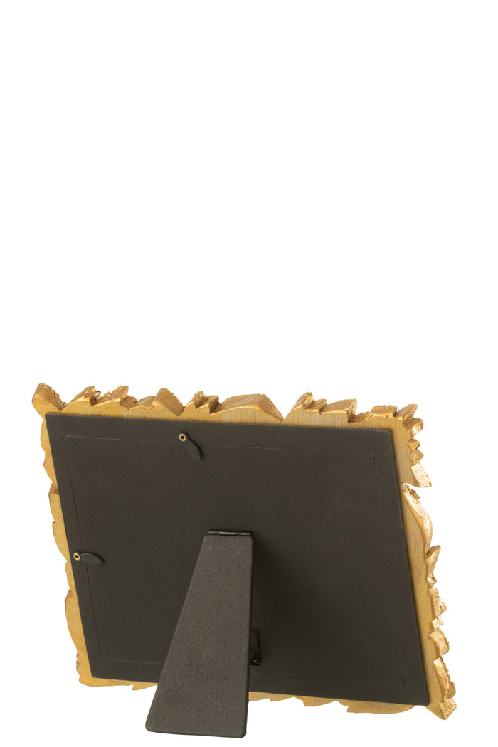 J-Line fotolijst Bladeren - kunststof - goud