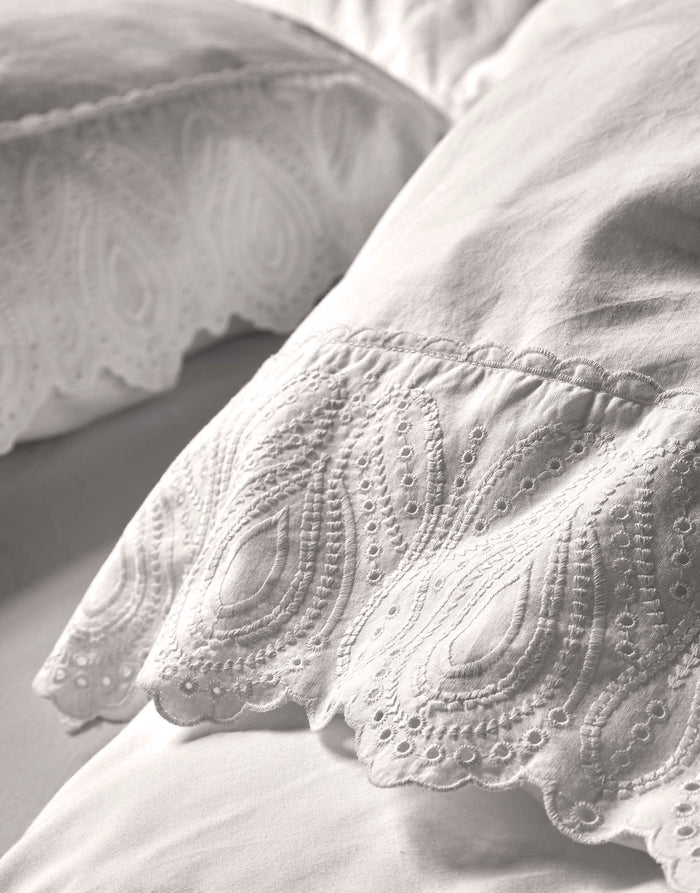 Essenza Maen Dekbedovertrek 140 x 220 cm - Wit