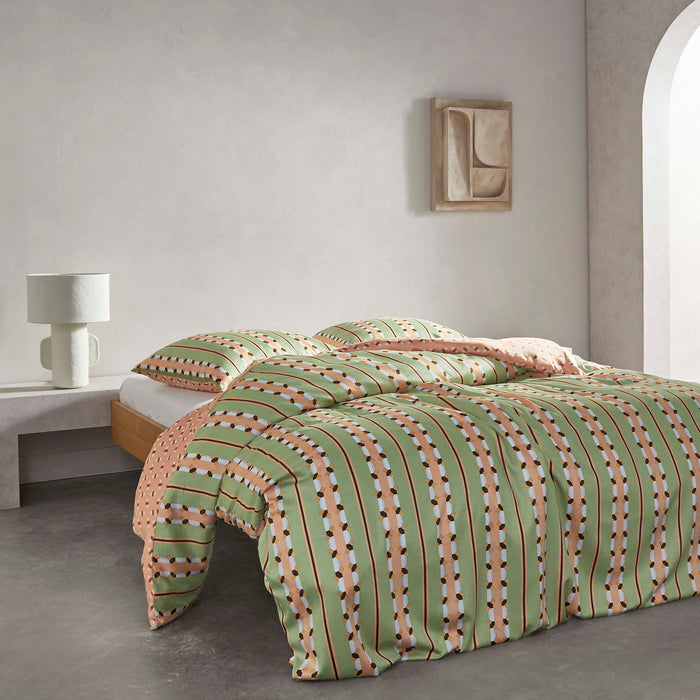 Essenza Iva Dekbedovertrek 140 x 220 cm - Jade Green