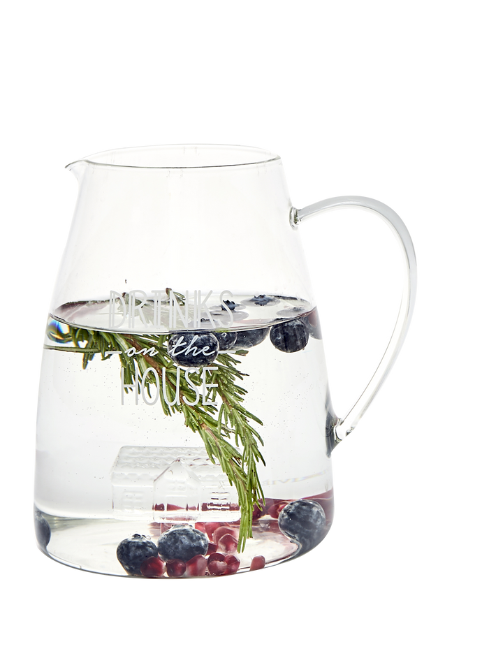 Riviera Maison Waterglazen Drinks On The House - 610 ml - 4 stuks