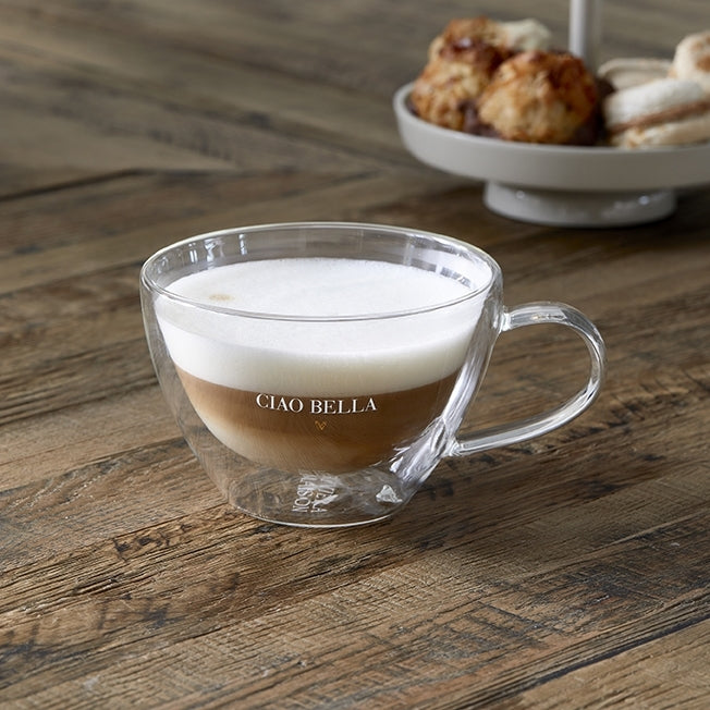 Riviera Maison Dubbelwandige glazen set - Ciao Bella 410 ML - 2 stuks