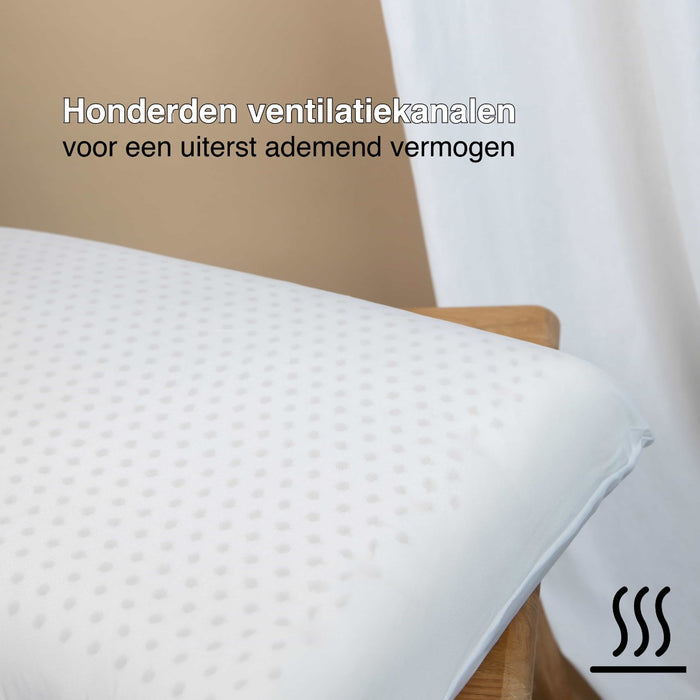 NachtrustOnline - Latex Kussen- 40x70cm