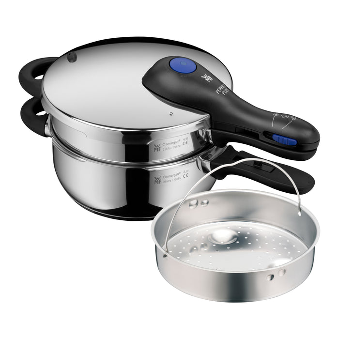 WMF Perfect Plus Snelkookpan Set 3 + 4,5 L incl. Inzet