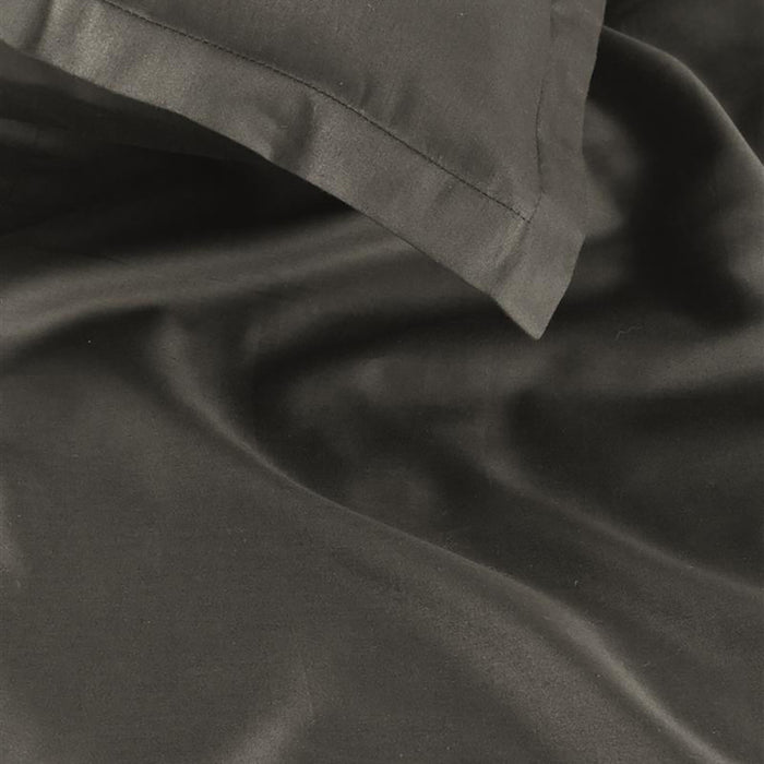 Ambiante Satin Dekbedovertrek 140 x 200/220 cm - Antraciet