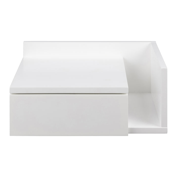 by fonQ basic Zoey Nachtkastje met zijvakje - Wit