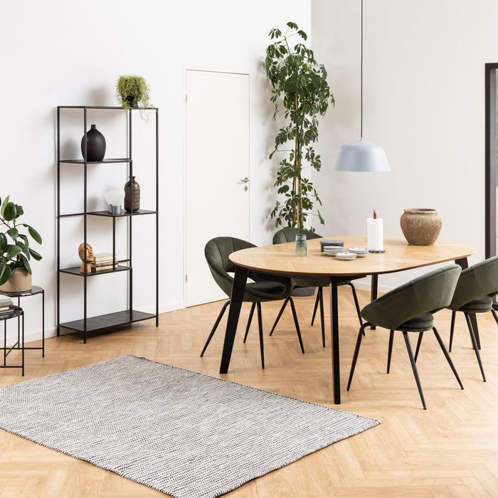 by fonQ Dainty Bijzettafel Ø 42 cm - Zwart