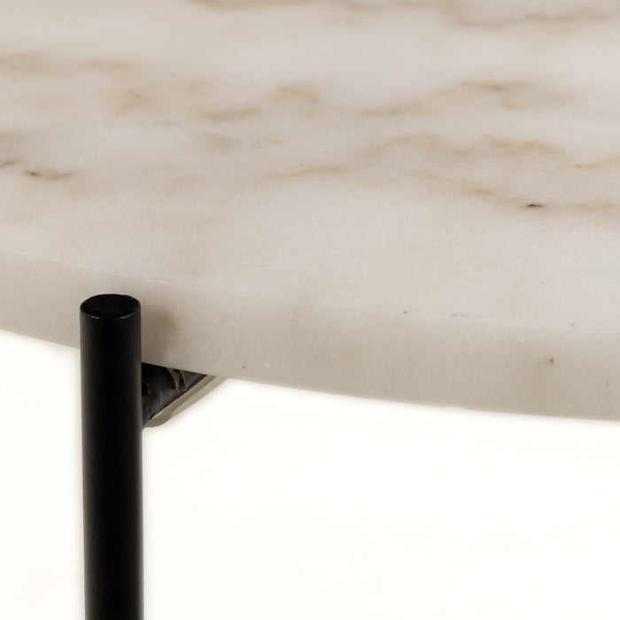 by fonQ Dainty Bijzettafel Ø 52 cm - Wit