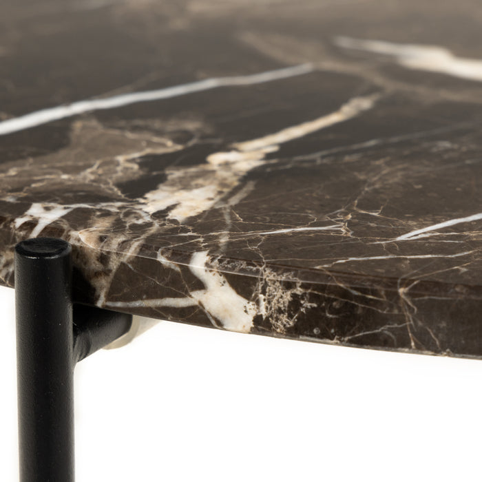 by fonQ Dainty Bijzettafel Ø 52 cm - Bruin