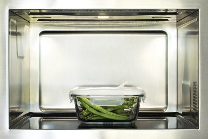 Vershoudbox, Vierkant, Glas, 0.8 L - Pebbly