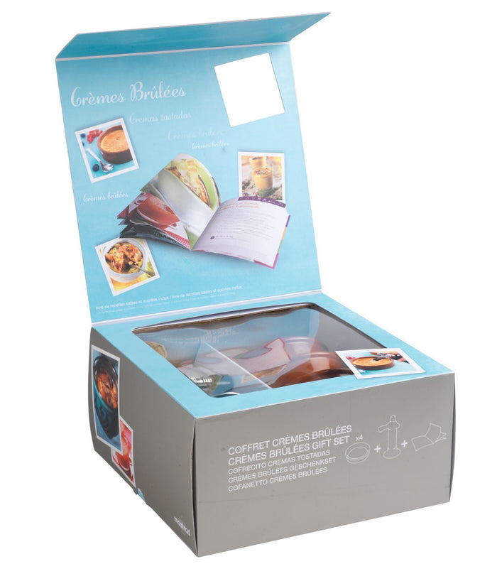 Mastrad Giftset Creme Brullee met Receptenboekje