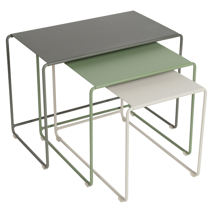 Fermob Oulala Bijzettafel Set van 3 - Rosemary