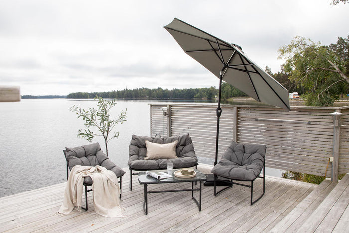 Venture Home Sabal Parasol 270 x 241 x 270 - Grijs