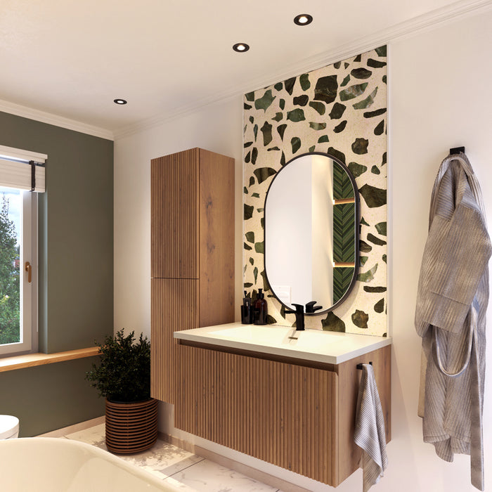 HOFTRONIC 6x - LED Inbouwspots Badkamer IP65 Zwart