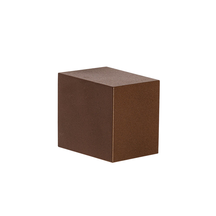 QAZQA Moderne buiten wandlamp roestbruin kunststof - Baleno