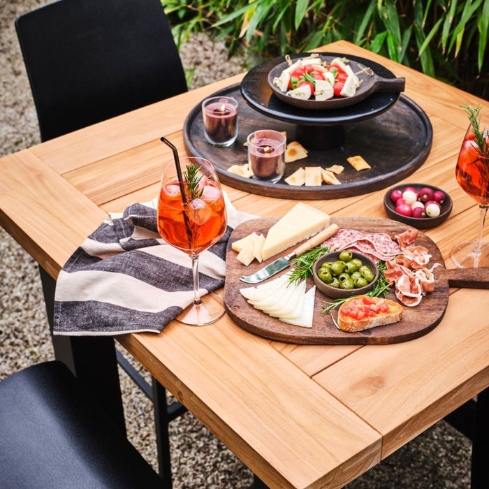 Hartman Sophie Yasmani Bartafel 100 Cm Naturel Teak - Zwart H-Frame